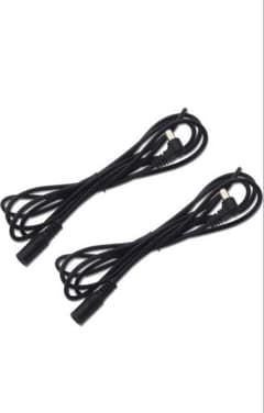 DC延長ケーブル L字 外径5.5mm 内径2.1mm 1.5m 2点セットのサムネイル