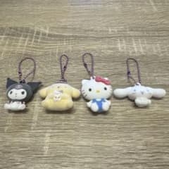 サンリオキャラクターズ ふわわフロッキーマスコット 4種セットのサムネイル