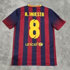 FCバルセロナ　13-14　イニエスタ　ユニフォーム　S　NIKE　ナイキ FCバルセロナ 13-14 イニエスタ ユニフォーム S NIKE ナイキ - メルカリ