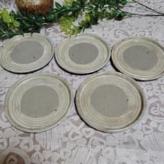 高級 京焼 刷毛目皿 ろくろ手作り - メルカリ