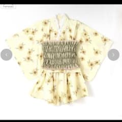 バースデイ　ママラク　ひまわり　浴衣 110cmのサムネイル