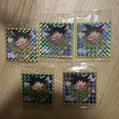 ドラゴンボール 超戦士シールウエハース 激闘の記憶　孫悟空と仲間たち 5枚セットのサムネイル
