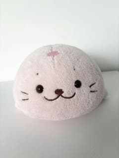 最終値下げ］Sirotan ぬいぐるみ ふんわり 桜 しろたん 38cm - メルカリ