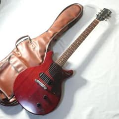 Burny レスポール ジュニアタイプ エレキギター ケース付 弦交換済 Burny レスポール ジュニアタイプ エレキギター ケース付 弦交換済
