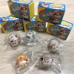 モルカー　プイプイモルカー　ぷっちょ消しゴムフィギュア　第2弾コンプリート５種類のサムネイル