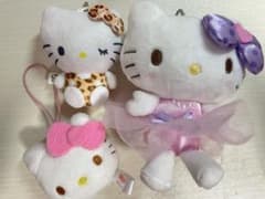 ハローキティ ぬいぐるみマスコット 3点セットのサムネイル