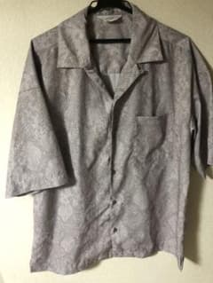 PYTHON DRAPE OPEN COLLAR SHIRTのサムネイル
