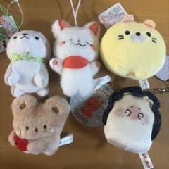 ぬいぐるみマスコット 5点セットのサムネイル