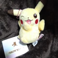 라*무님 I LOVE PIKACHU 봉제인형 볼 체인 첨부