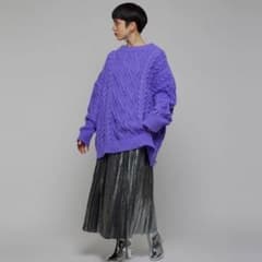 H&M メタリック　グリッター　ラメ　プリーツスカートのサムネイル