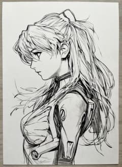 手描きイラスト 鉛筆画 B5 No.61 - メルカリ