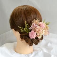 ハンドメイド 髪飾り 袴 ヘッドパーツ ヘッドドレス 結婚式 卒業式のサムネイル