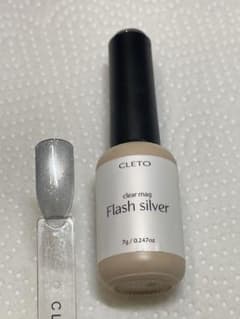 CLETO⭐︎flash silver⭐︎magnet gel - 3