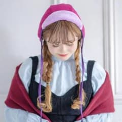 しまむら kaho さんコラボ アナと雪の女王 アナ 雪山 フード 帽子のサムネイル