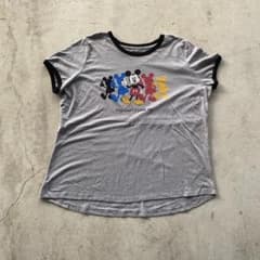 Disney ミッキーマウス リンガーTシャツのサムネイル