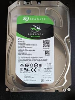 Seagate Barracuda 6TBとTOSHIBA 1TBのサムネイル