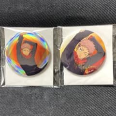 呪術廻戦 虎杖悠仁 缶バッジ PLAZA オーロラ 箔押し - メルカリ