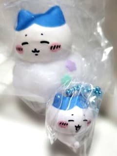 ​【新品未開封】ちいかわ雲の上でおやすみライト キーホルダー 2点セットハチワレのサムネイル