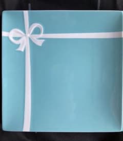 SALE【新品未使用】Tiffany ブルーリボン スクエアプレートのサムネイル