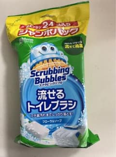 スクラビングバブル シャット 流せるトイレブラシ 付替のサムネイル