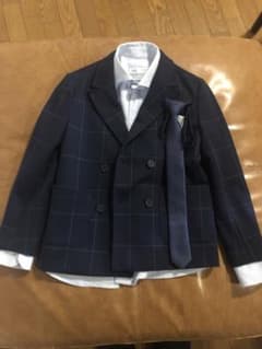 ZARA 120キッズスーツダブルジャケットセットのサムネイル