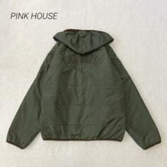 PINK HOUSE リバーシブルジャンパー ブルゾン フリース カーキ L