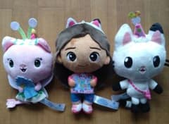 ギャビーのドールハウス　ぬいぐるみ　３体セット