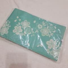 帯  /  ミントブルー/ 夏祭り 花火大会 浴衣 半幅帯 着物 さくら柄のサムネイル