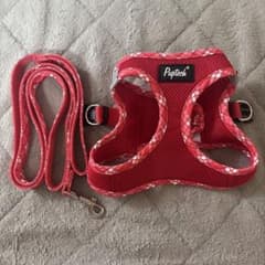 犬 ハーネス レッド Mサイズ
