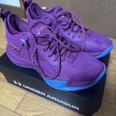 アシックス X1 バスケットボールシューズ パープル - メルカリ