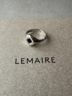 LEMAIRE Silver Thin Troubadour Ring 50 - メルカリ