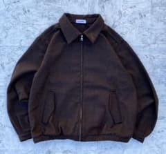 美品BrokenBase 短丈　ブラウン ウール様ブルゾン　Mサイズ 美品BrokenBase 短丈 ブラウン ウール様ブルゾン Mサイズ - メルカリ