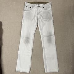 Levi's Black リーバイススリムホワイトデニム W30 中古加工日本製のサムネイル