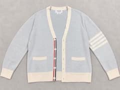 【そら様専用】THOM BROWNE カーディガン ライトブルーのサムネイル