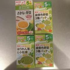 natumi様★ 未開封 和光堂、赤ちゃん村ベビーフレーク4箱セットのサムネイル