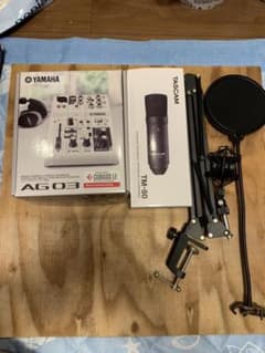 YAMAHA AG03 配信豪華セット‼️おまけ付きのサムネイル