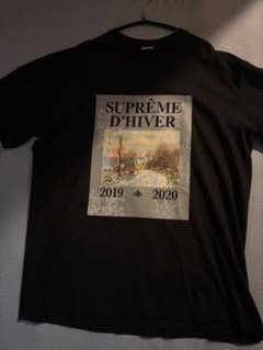 【最高デザイン☆XLサイズ】シュプリーム センターデザイン ロゴ Tシャツ Supreme 刺繍デザイン センターロゴ Tシャツ ブラック 完売商品 | Shop
