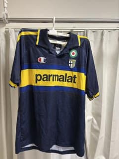 Champion Parma A.C. シャツ XL ネイビー/イエロー Champion Parma A.C. シャツ XL ネイビー/イエロー - メルカリ