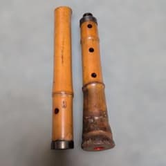 尺八　都山流　松風　在銘　中継ぎ 全長 約54cm　和楽器 尺八 在銘『松月』 都山流 1尺8寸 【お値段相談、お気軽に】 - メルカリ