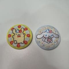 サンリオ 刺繍缶バッジ 2個セットのサムネイル
