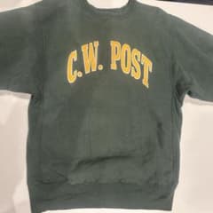 Champion REVERSE WEAVE C.W.POSTグリーン USA製 - メルカリ