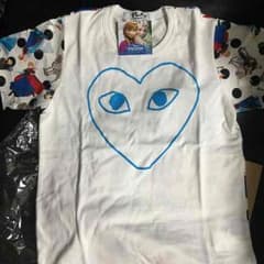 人気コムデギャルソン アナと雪の女王 コラボTシャツ Sのサムネイル
