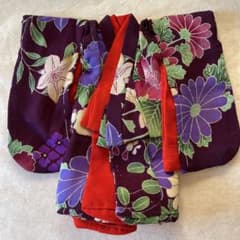 古布縮緬ちりめん 二重 2枚重ね 人形の着物 8号120701 - メルカリ