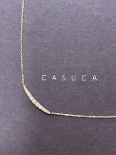 美品CASUCA luna LベーシックネックレスK18 9P 値下げしました 