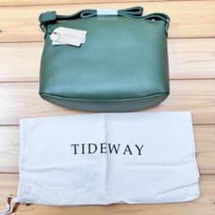 ◯ TIDEWAY タイドウェイ 本革 ショルダーバッグ 緑 新品 - メルカリ