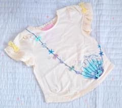 新品 タグ付き メゾピアノ Tシャツ トップス シェル ポシェット クリームのサムネイル