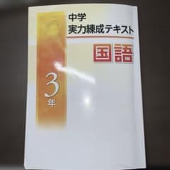 中学 実力練成テキスト 国語 3年のサムネイル