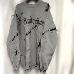 Andreiice グレー ニットセーター。3Lのサムネイル