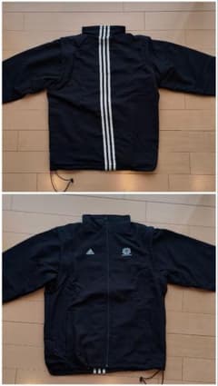 ば*な様 未使用　adidas アディダス トラックジャケット　バック３本線 ジのサムネイル