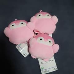 コウペンちゃん カラビナ付きポーチ ピンク